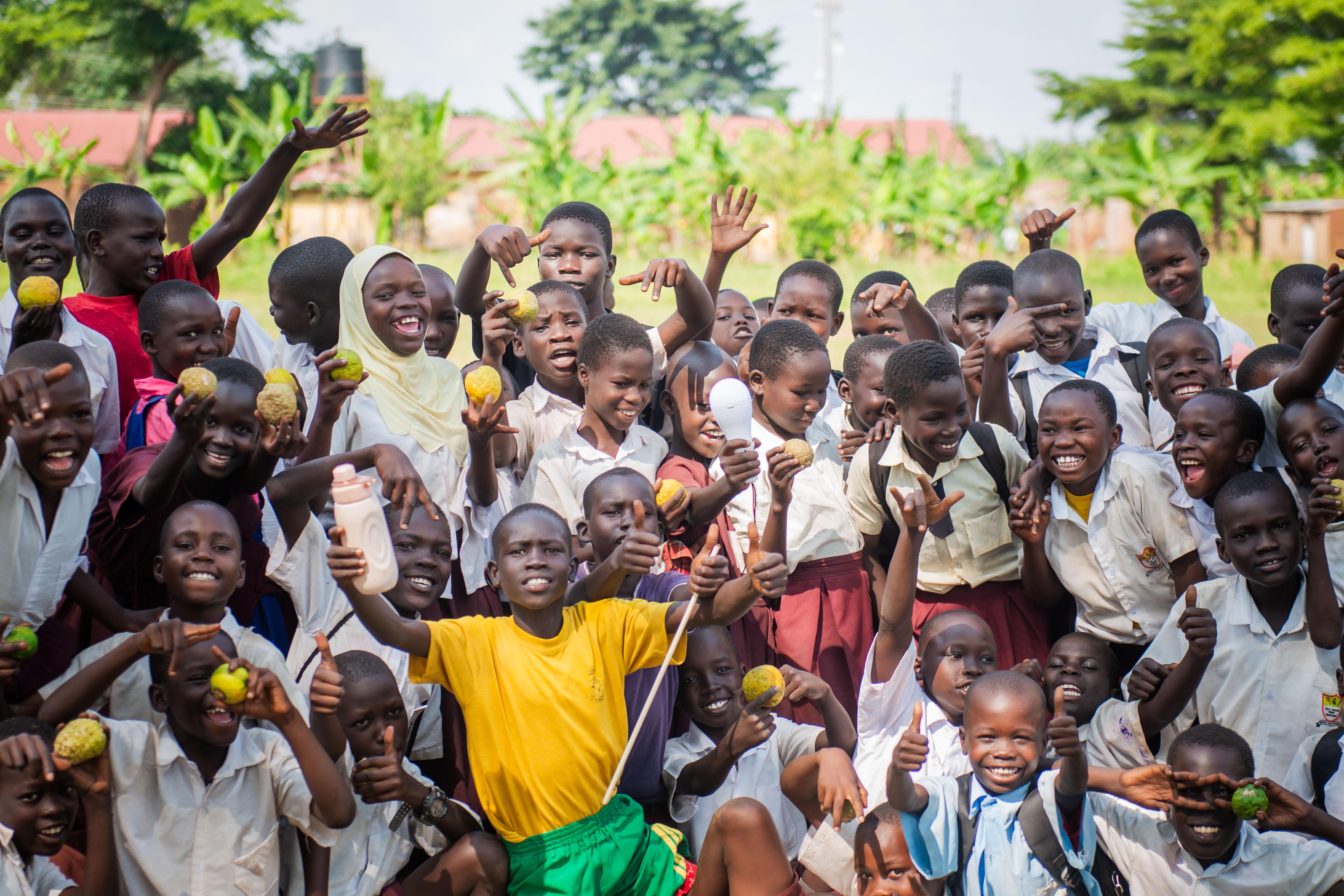 Electric circuit practical at Gulu prison primary school